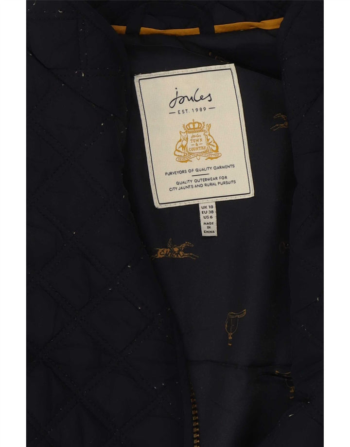 Chaleco acolchado para mujer Joules UK 10 Small Poliéster azul marino