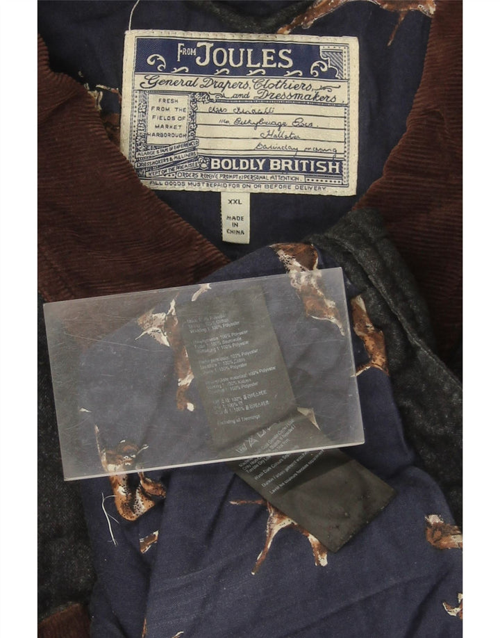 JOULES Chaqueta acolchada para hombre UK 44 2XL Azul marino Poliéster