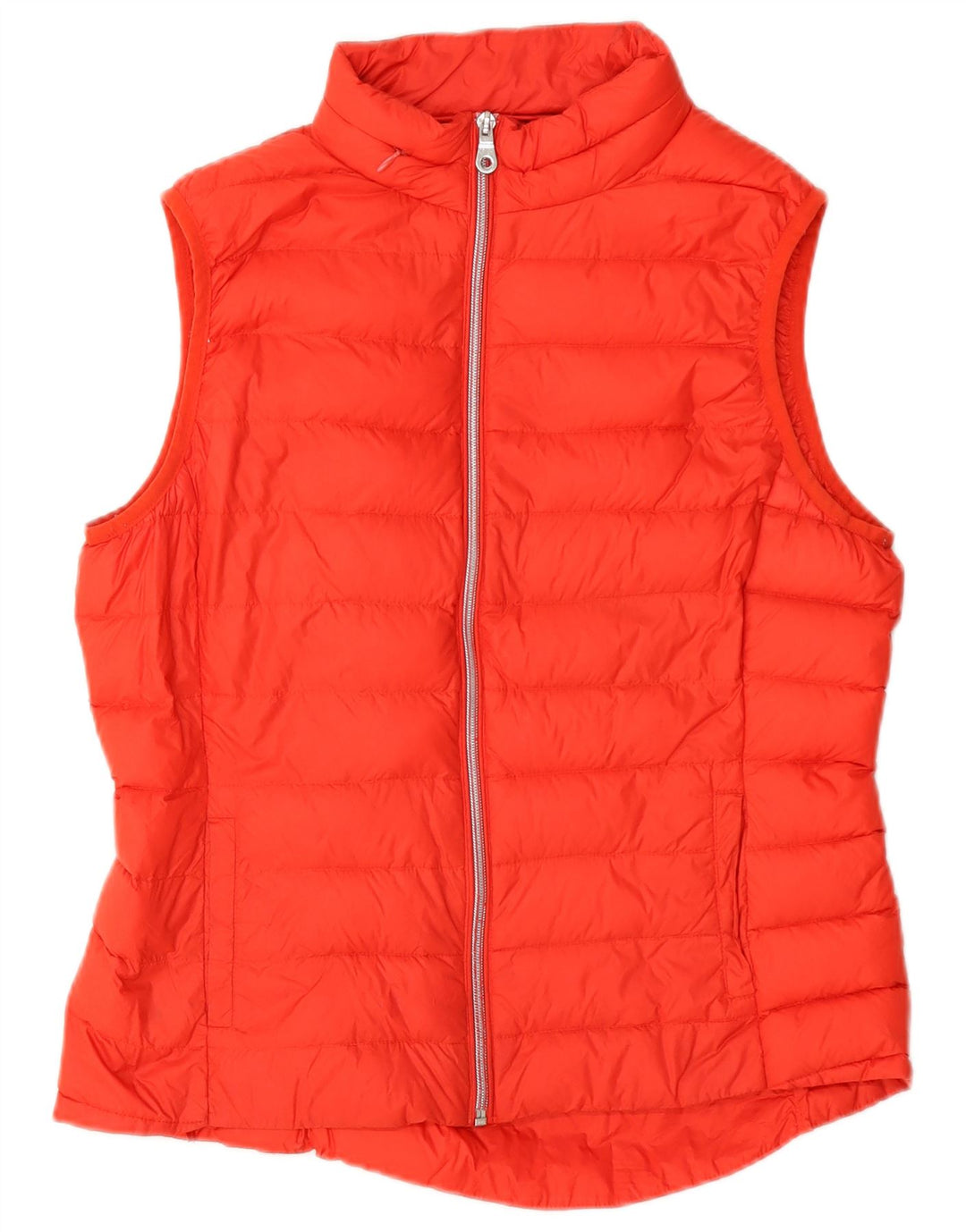 Marks & Spencer Chaleco acolchado con capucha para mujer UK 40 Mediano Rojo Poliamida
