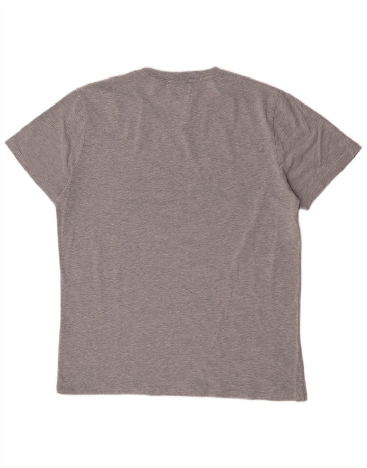 Superdry Camiseta gráfica para hombre Top 2XL Algodón gris
