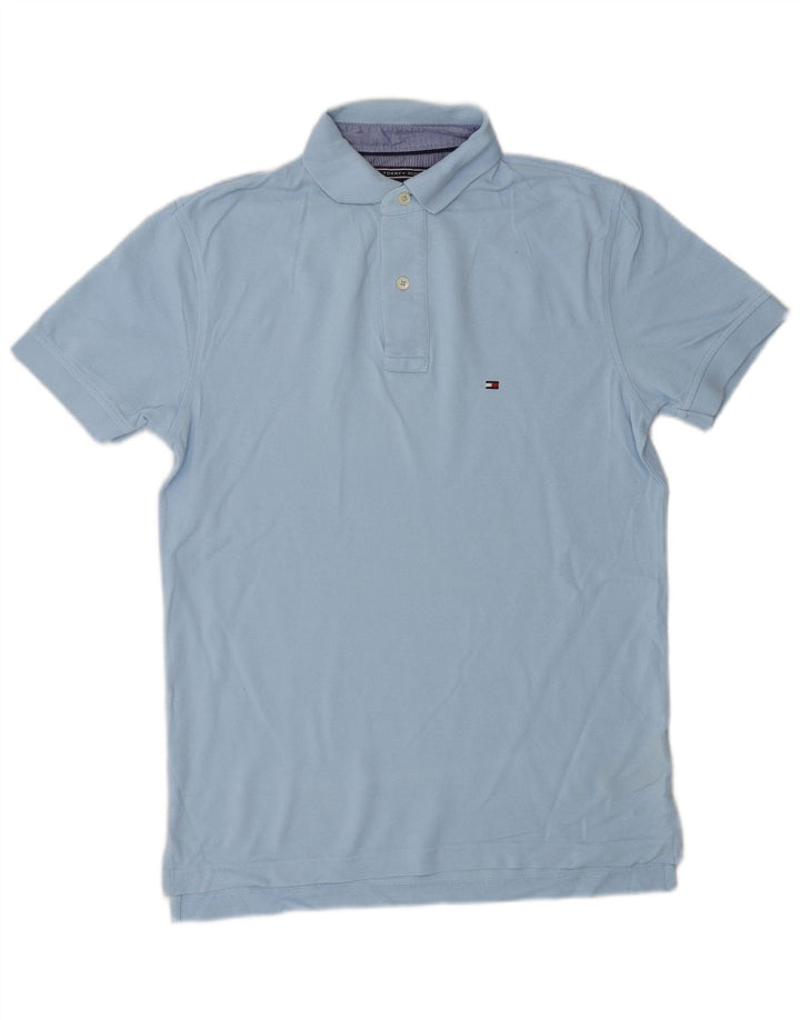 Polo Tommy Hilfiger Hombre Pequeño Algodón Azul