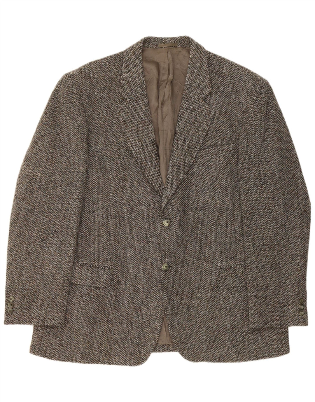 Harris Tweed Chaqueta Blazer para Hombre UK 44 2XL Gris Lana Nueva
