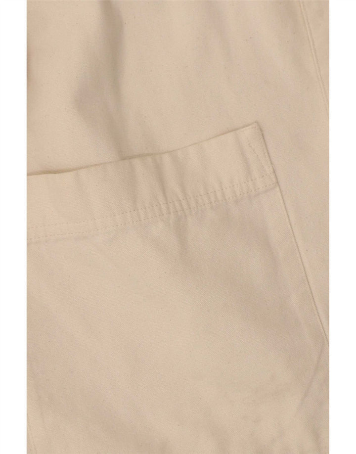 Zara Mens Utility Jacket UK 40 Grande Algodón Beige
