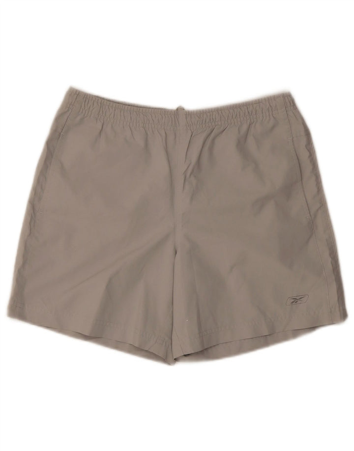 Pantalones cortos deportivos Reebok Hombre Gris medio