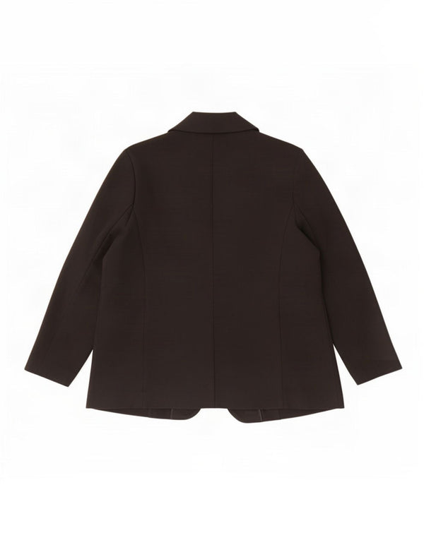 Marks & Spencer Chaqueta Blazer para Mujer UK 20 2XL Poliéster Negro