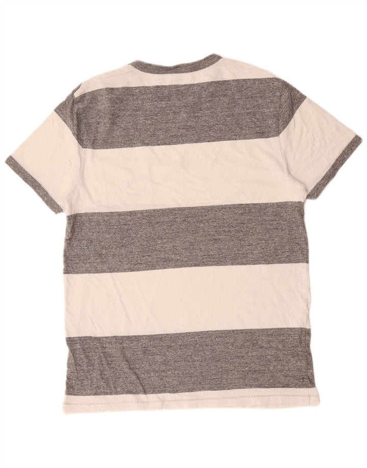 Camiseta J. Crew para hombre Top de algodón a rayas gris medio