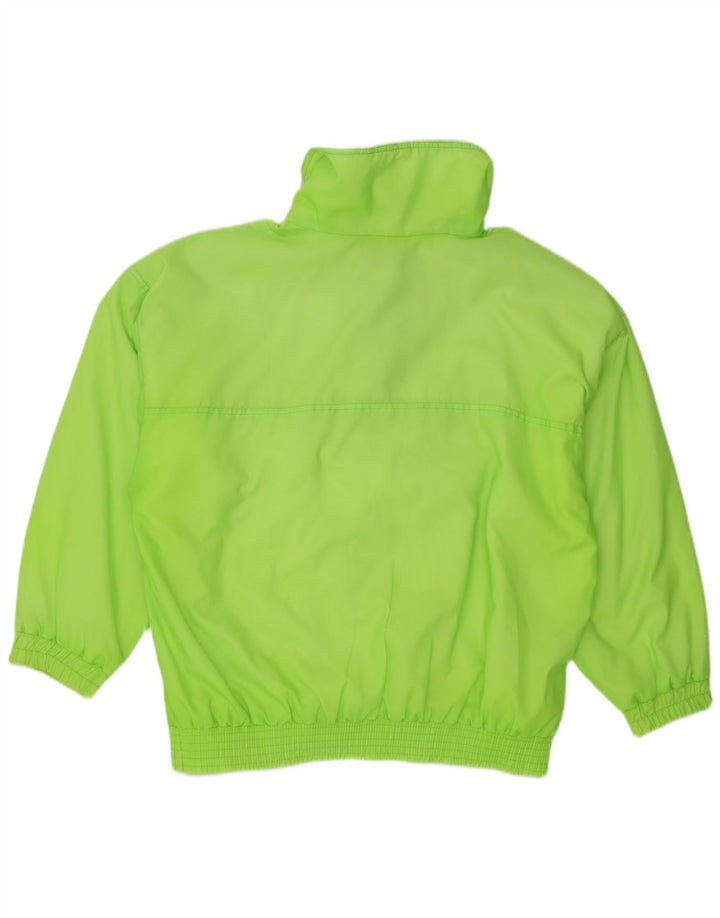 Auténtica chaqueta anorak de chándal para hombre UK 38 Poliamida verde medio
