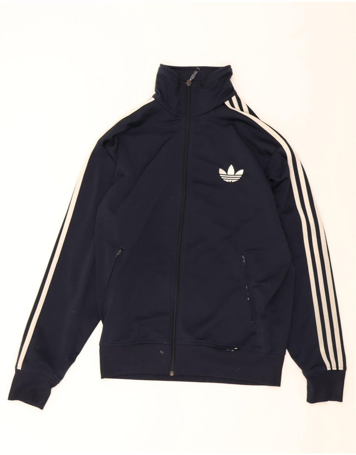 ADIDAS Chaqueta superior de chándal para hombre Poliéster azul marino mediano