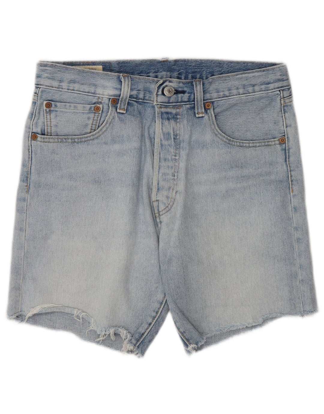 Levi's Mens 501 Shorts De Mezclilla W31 Algodón Azul Medio