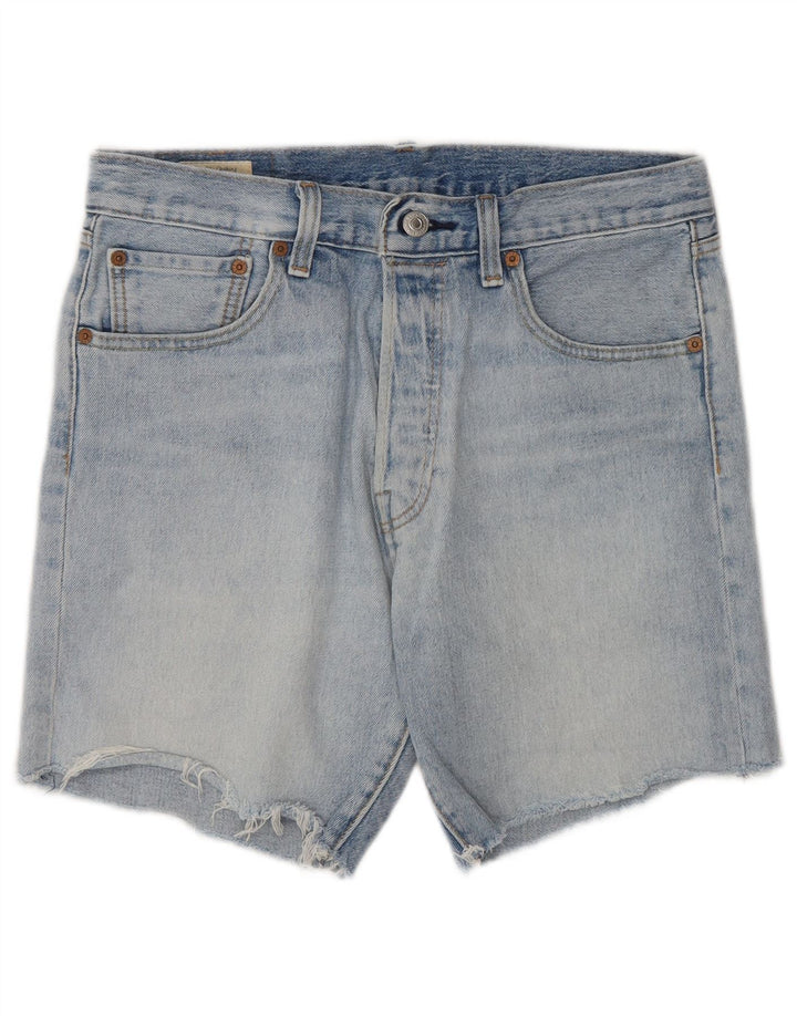 Levi's Mens 501 Shorts De Mezclilla W31 Algodón Azul Medio