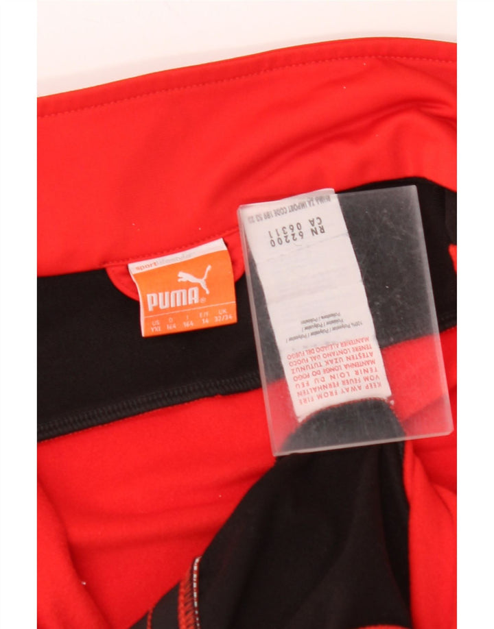 PUMA Chaqueta de chándal para niño 13-14 años Rojo Colorblock Poliéster