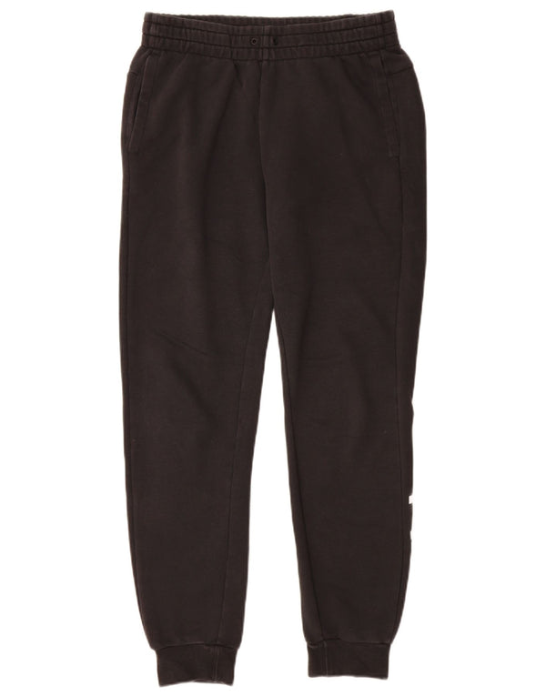 Adidas Pantalones de chándal gráficos para mujer Joggers UK 8/10 Small Black Cotton