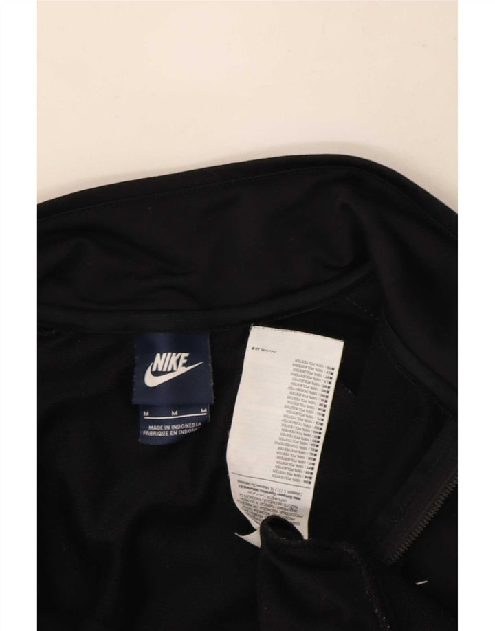 Nike - Chaqueta de chándal para hombre, color negro medio, poliéster con bloques de color