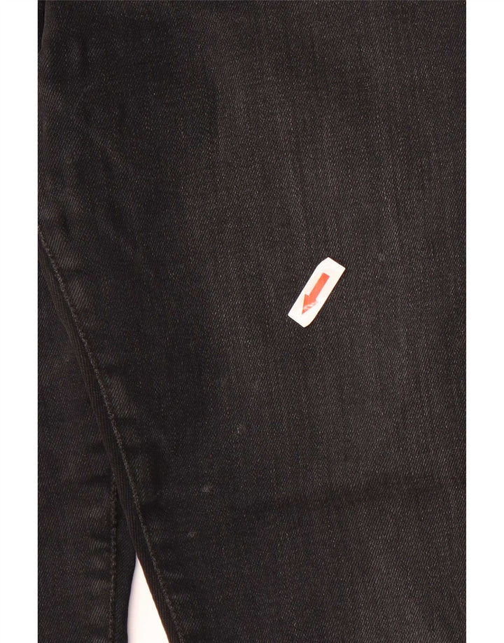 Zara Mujer Vaqueros Slim EU 40 Medium W30 L27 Negro