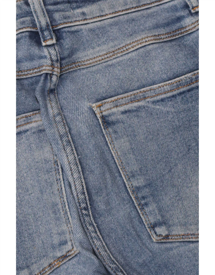 Zara Jeans Slim Desgastados para Mujer EU 38 Small W28 L26 Azul