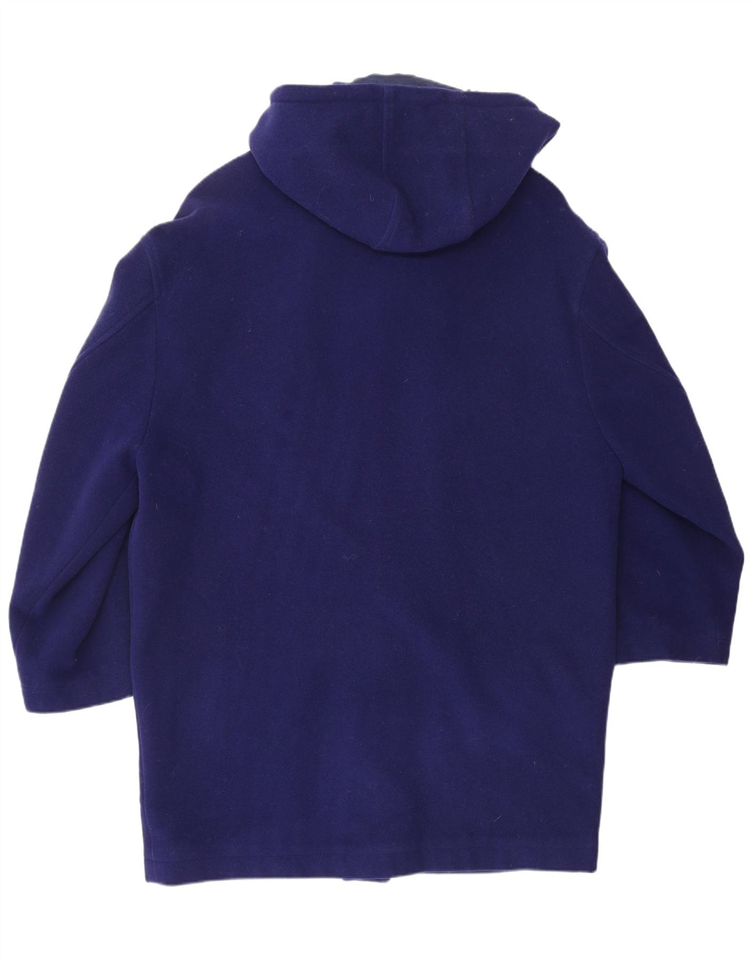 VERSACE Trenca con capucha para hombre UK 38 Diseñador de lana azul medio