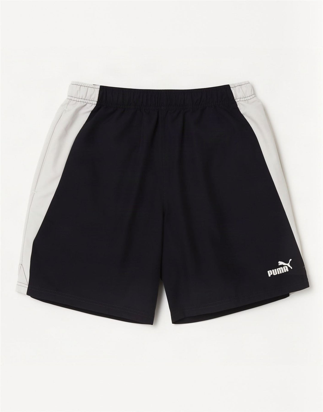 Pantalones cortos deportivos Puma para hombre Poliéster color block azul marino mediano