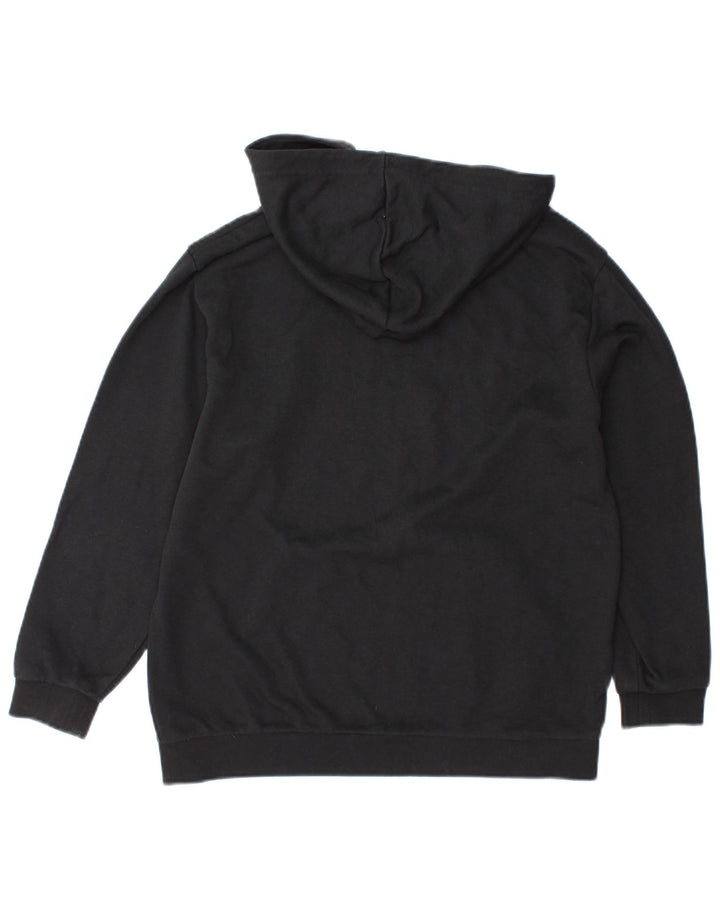 ADIDAS Sudadera con capucha gráfica para mujer Reino Unido 8/10 Pequeño Algodón negro