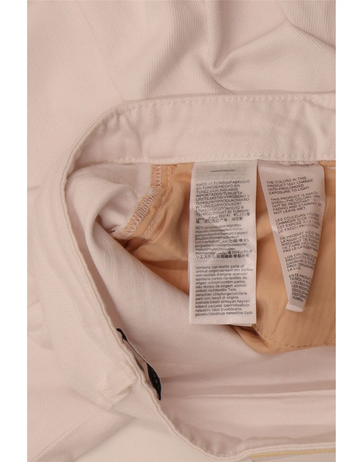 Vaqueros Rectos Tommy Hilfiger Mujer W27 L30 Algodón Blanco