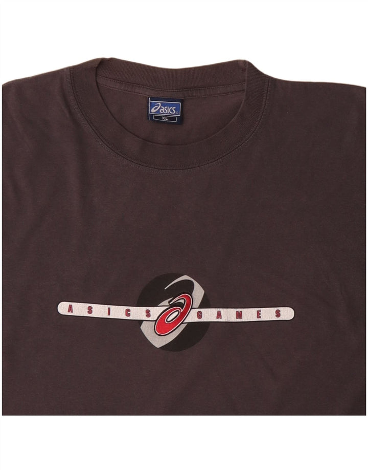 Asics Camiseta Gráfica Hombre Top XL Gris Algodón