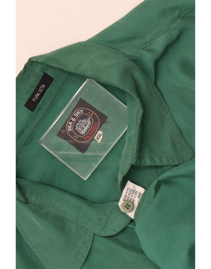 Camisa para hombre Sea & Sky 2XL Seda verde