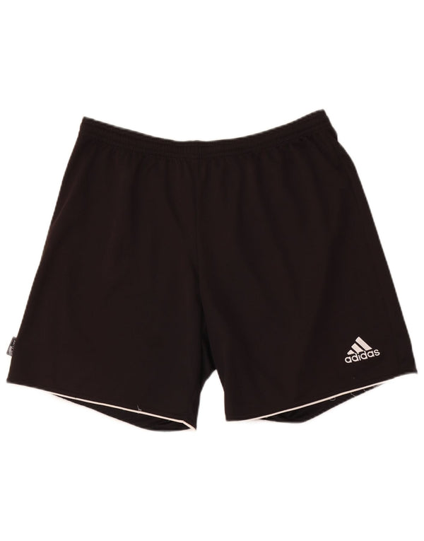 Adidas Pantalones Cortos Deportivos De Ajuste Regular Para Hombre Deportes De Poliéster Negro Mediano
