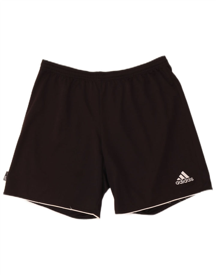Adidas Pantalones Cortos Deportivos De Ajuste Regular Para Hombre Deportes De Poliéster Negro Mediano