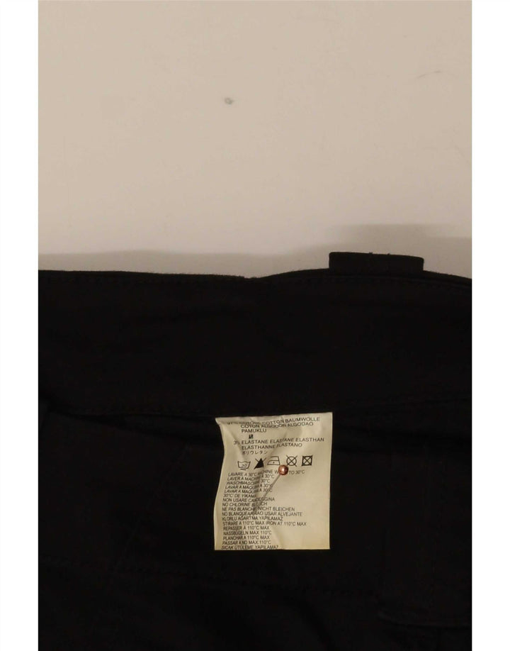 Pantalones Diesel Mujer Slim Cargo W30 L35 Algodón Negro
