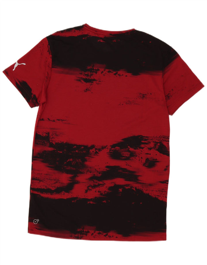 Camiseta Puma Top Medium Borgoña Colorblock para hombre