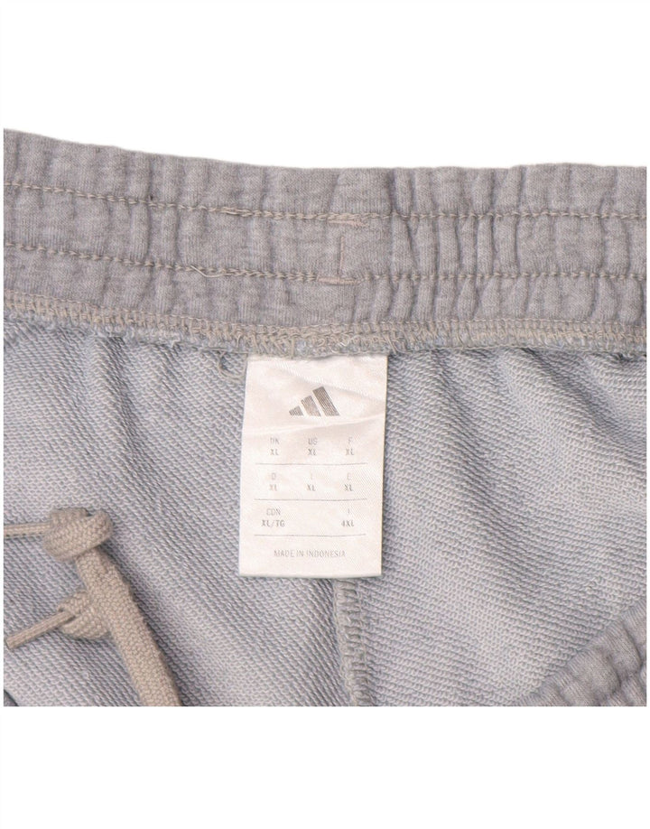 ADIDAS Pantalones cortos deportivos para hombre XL Gris Algodón