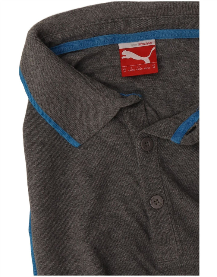 Polo Puma Hombre Gris Medio