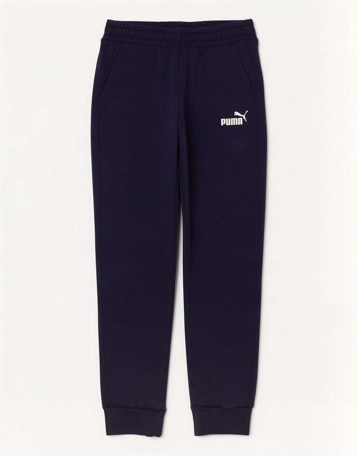 Pantalones De Chándal Puma Hombre Joggers Medium Azul Marino Algodón