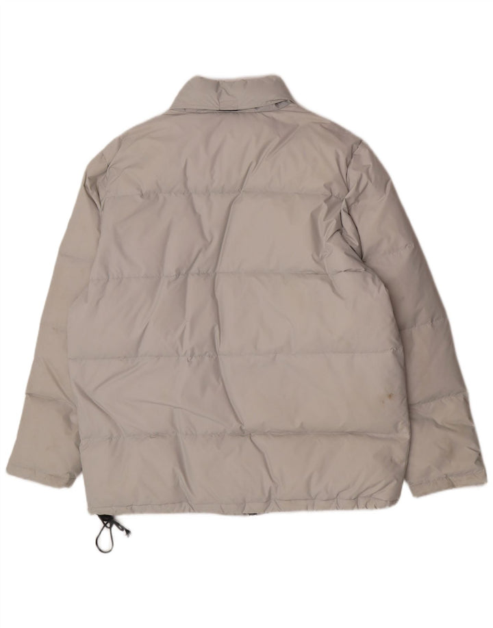 Champion Chaqueta acolchada con capucha para hombre UK 40 Large Nylon gris