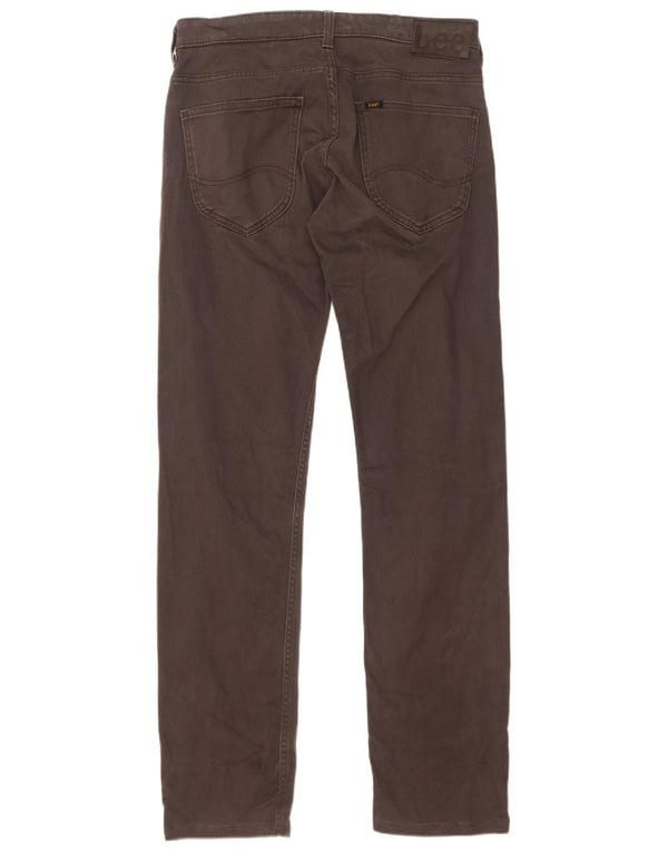 Lee Mens Powell Pantalones Casuales Rectos W31 L34 Algodón Gris