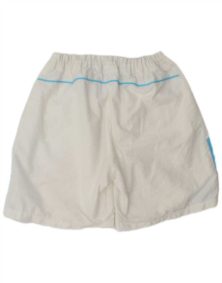 Adidas Pantalones cortos deportivos para hombre XL Blanco Poliéster