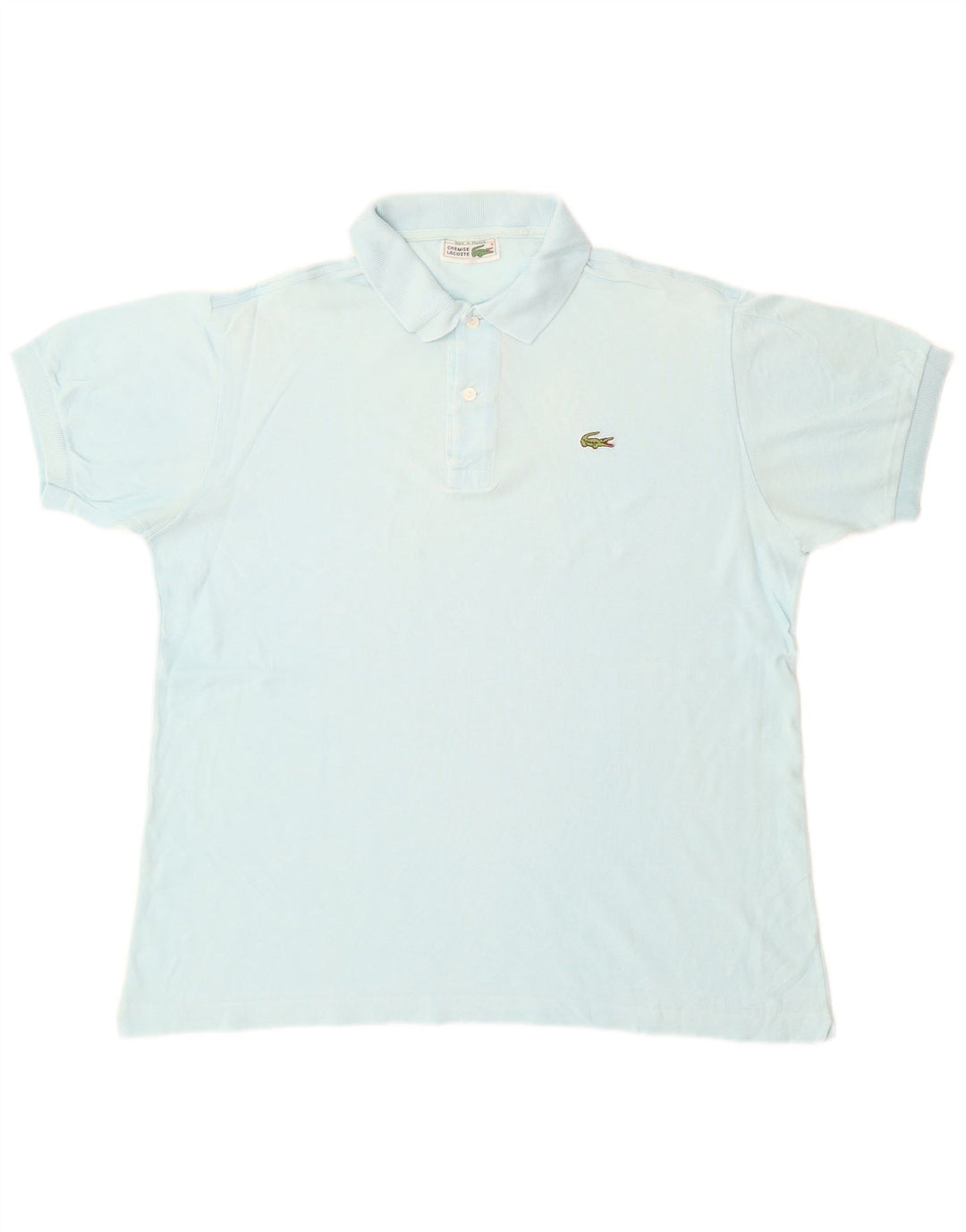Polo Lacoste para hombre talla 5 grande algodón azul