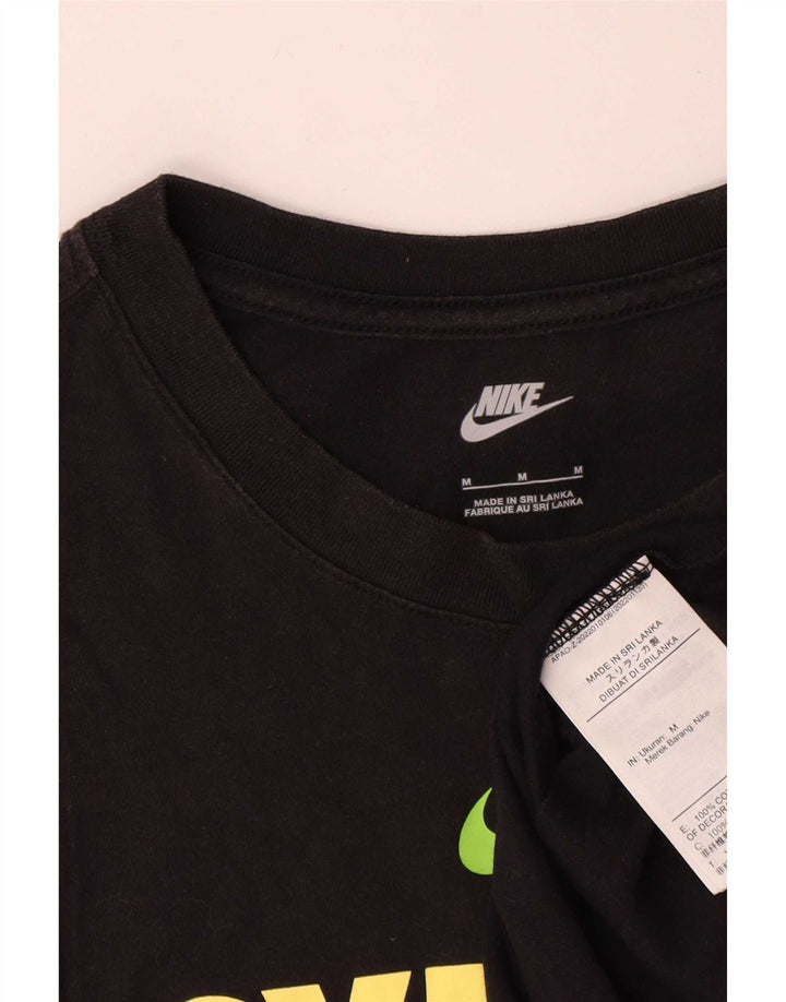 Nike Sydney Thunder Graphic Camiseta para hombre, talla mediana, algodón negro