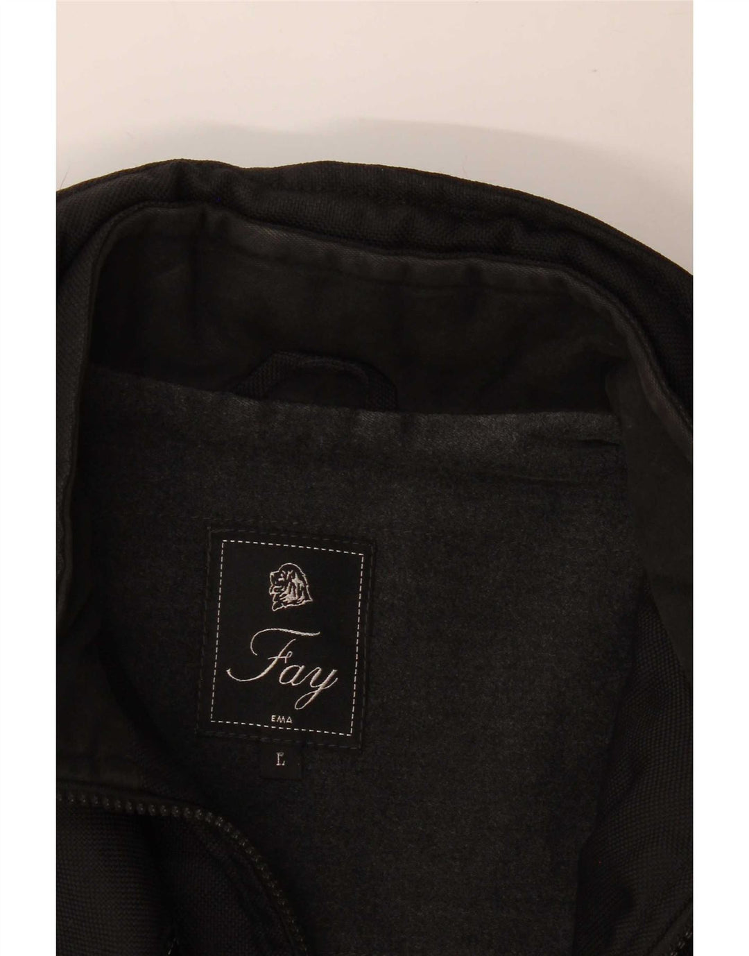 Abrigo Fay para mujer Reino Unido 46 Grande Negro