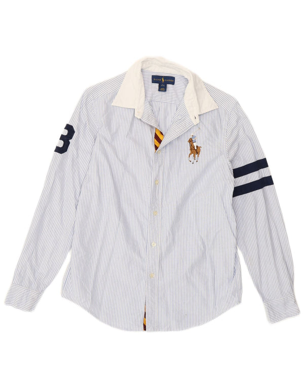 Ralph Lauren Camisa gráfica para niños 14-15 años Grande Azul Rayas Algodón