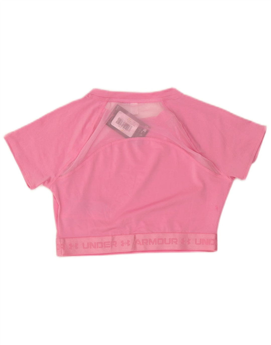 Under Armour Camiseta corta con gráfico para mujer UK 40 Poliéster rosa medio