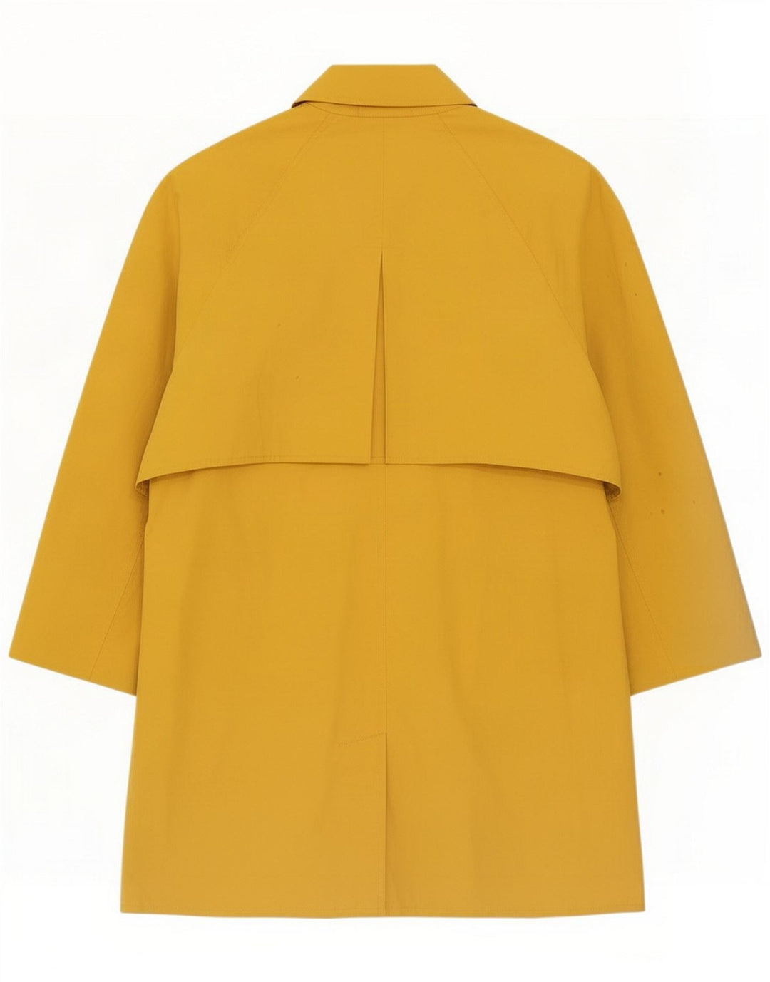 Gabardina vintage para mujer IT 42 Amarillo medio