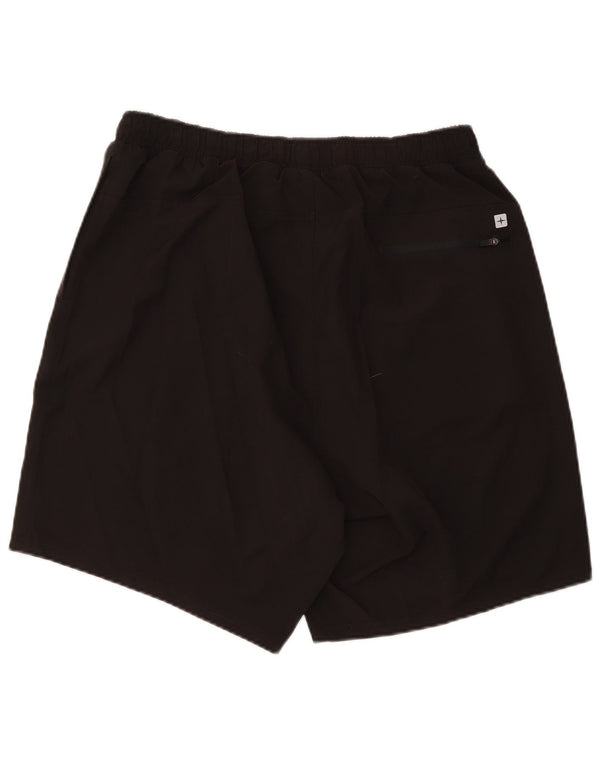 Pantalones cortos deportivos para hombre Mountain Warehouse Poliéster negro grande