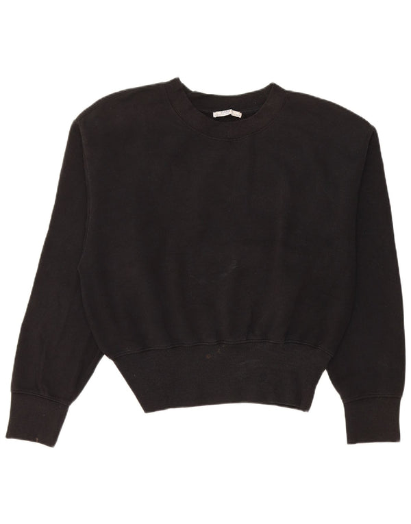 Zara Mujer Sudadera Jumper UK 46 Large Negro