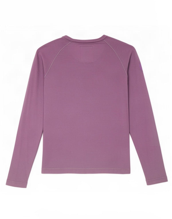Champion Camiseta gráfica de manga larga para niña 13-14 años XL Morado Colorblock