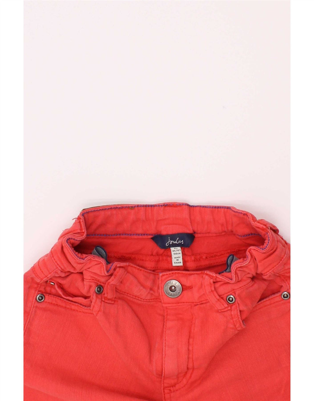 Joules Pantalones cortos casuales para niños 5-6 años W22 Rojo