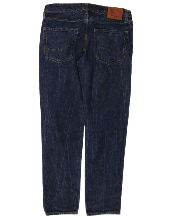 Jack & Jones Hombre Slim Jeans W32 L32 Algodón Azul Marino