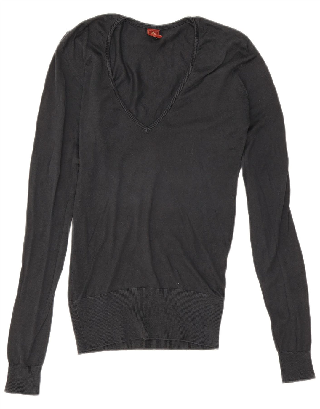 Dondup Suéter con Cuello en V para Mujer UK 10 Small Black