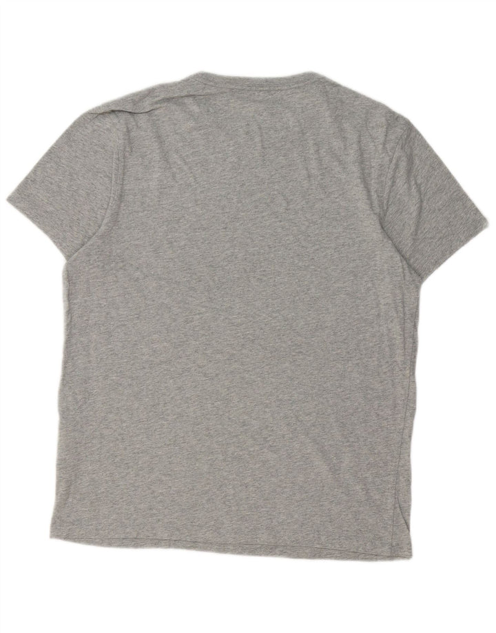 J. CREW Camiseta gráfica para hombre Top Algodón gris medio