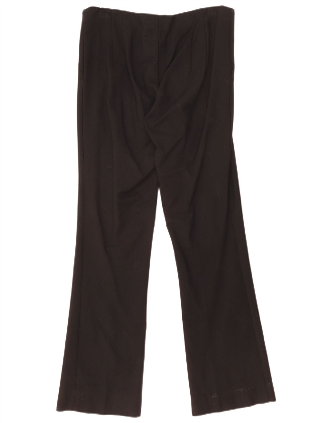 Zara Mujer Pantalón Casual Bootcut Mediano W30 L30 Algodón Negro