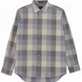Gant Camisa de corte regular para hombre, talla 41/42 16 1/2 grande, algodón a cuadros azul